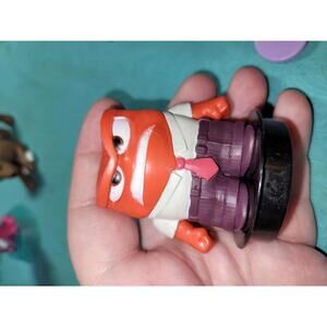 Disney Pixar Inside Out Anger Figure on Base – Snapco 2015